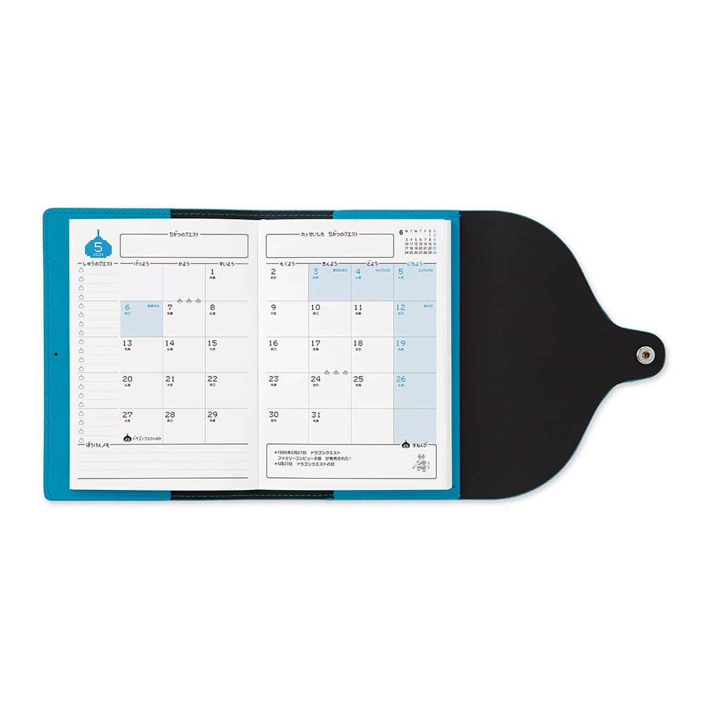 Dragon Quest A6 Adventure Diary Slime Blue 259484 Square Enix- Japan Figure Store - #1 Bring To You The Best Japanese Goods