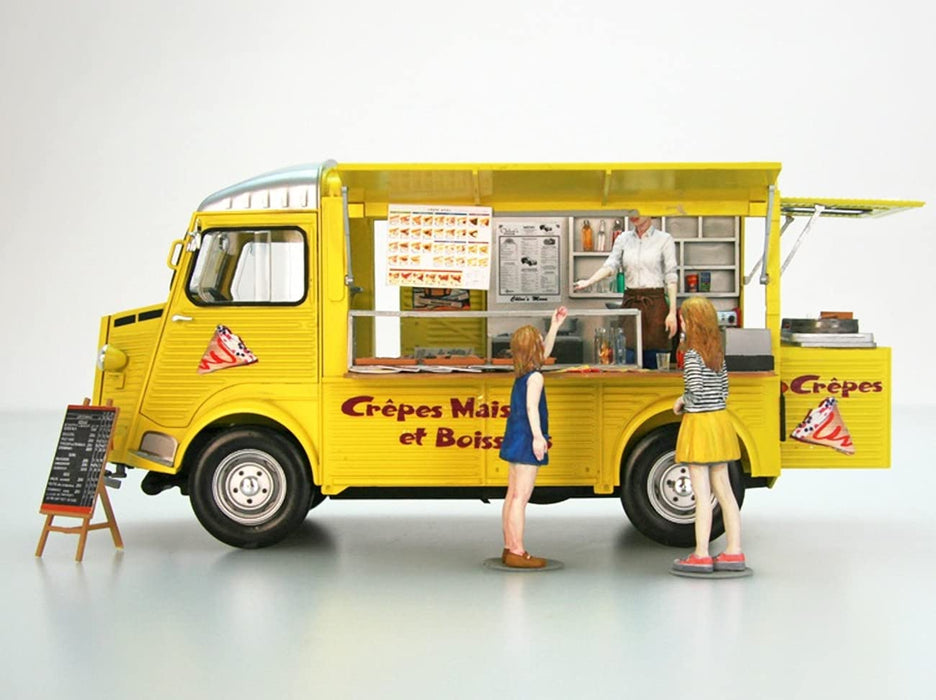 EBBRO 25013 Citroen Type H Crepe Mobile With Figure 1/24 Scale Plastic Model Kit- Japan Figure Store - #1 Bring To You The Best Japanese Goods