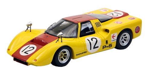 Ebro 1/43 Daihatsu P-5 1968 Japan Gp #12 Yellow/Brown Finished Product- Japan Figure Store - #1 Bring To You The Best Japanese Goods