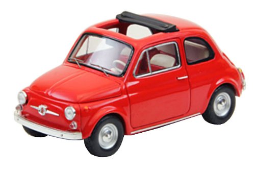 EBBRO - 44462 Fiat 500F 1965 Red - Resin Model 1/43 Scale- Japan Figure Store - #1 Bring To You The Best Japanese Goods