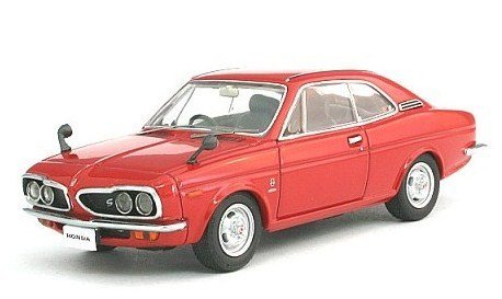 EBBRO 43416 Honda Coupe 9S 1970 Air Cooled Red 1/43 Scale- Japan Figure Store - #1 Bring To You The Best Japanese Goods