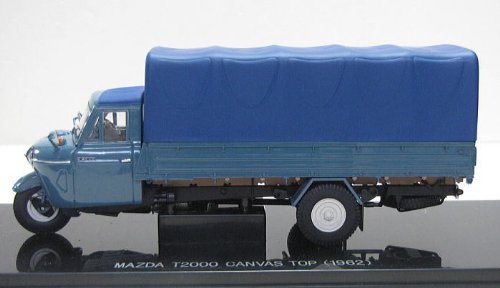 Ebro 1/43 Mazda T2000 3 Wheel Truck Canvas Top 1962 Blue Finished Product- Japan Figure Store - #1 Bring To You The Best Japanese Goods
