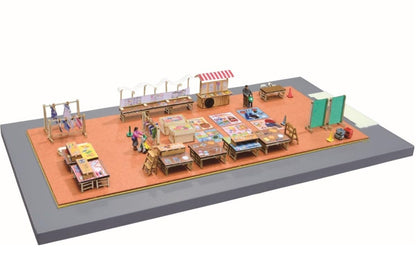 Tomytec Eco-Lake Md02 Micro Dollhouse Citizen Bazaar Diorama Supplies - Japan- Japan Figure Store - #1 Bring To You The Best Japanese Goods