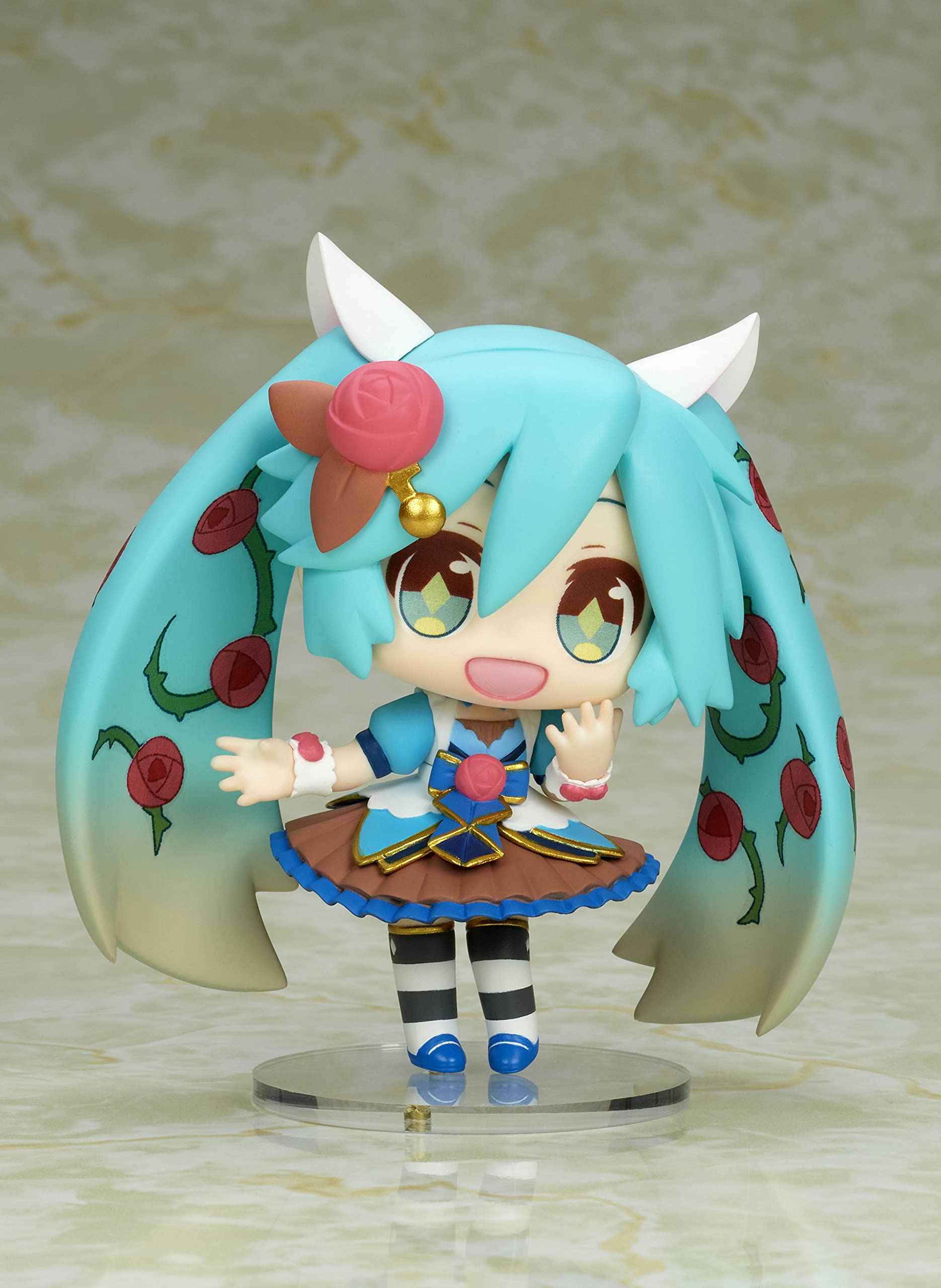 Emontoys Hatsune Miku Piapro Characters Trading Minifigure Series Meiko Hatsune Miku Height Approx. 100Mm- Painted Model- Japan Figure Store - #1 Bring To You The Best Japanese Goods
