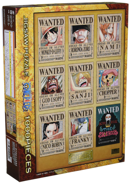 Ensky 1000Pc Jigsaw Puzzle One Piece Wanted Posters 50x75cm- Japan Figure Store - #1 Bring To You The Best Japanese Goods
