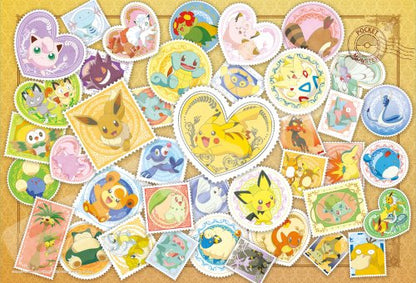Ensky 108pc Pokemon Stamp Art Jigsaw Puzzle 26x38cm 108-L700- Japan Figure Store - #1 Bring To You The Best Japanese Goods