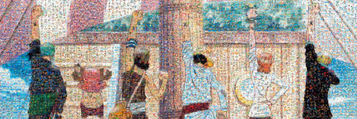 Ensky 950 Piece Jigsaw Puzzle One Piece Mosaic Art (Friend&S Mark) (34X102Cm)- Japan Figure Store - #1 Bring To You The Best Japanese Goods