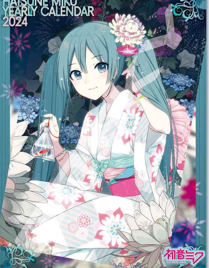 Ensky Hatsune Miku 2024 Wall Calendar CL-059- Japan Figure Store - #1 Bring To You The Best Japanese Goods