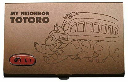 Ensky My Neighbor Totoro Cat Bus Metal Card Case 12 Dark Brown- Japan Figure Store - #1 Bring To You The Best Japanese Goods
