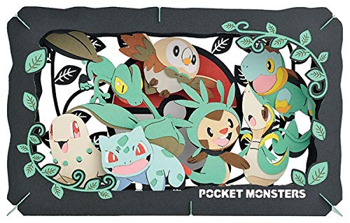 ENSKY Paper Theater Pt-L06 Pokemon Type Grass- Japan Figure Store - #1 Bring To You The Best Japanese Goods
