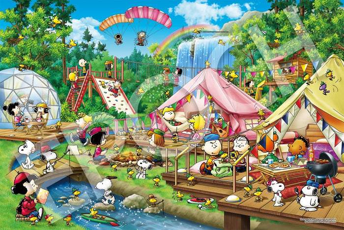 Epoch Peanuts Snoopy Glamping Jigsaw Puzzle 50x75cm- Japan Figure Store - #1 Bring To You The Best Japanese Goods