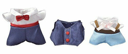 Epoch Calico Critters Family Dressup Set Navy & Light Blue Td-01- Japan Figure Store - #1 Bring To You The Best Japanese Goods