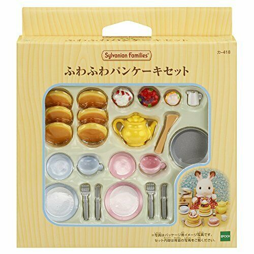 Epoch Sylvanian Families Furniture Fluffy Pancake Set- Japan Figure Store - #1 Bring To You The Best Japanese Goods