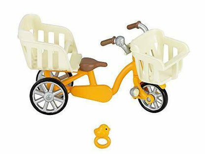 Epoch Sylvanian Families Furniture Three People Riding Bicycle- Japan Figure Store - #1 Bring To You The Best Japanese Goods