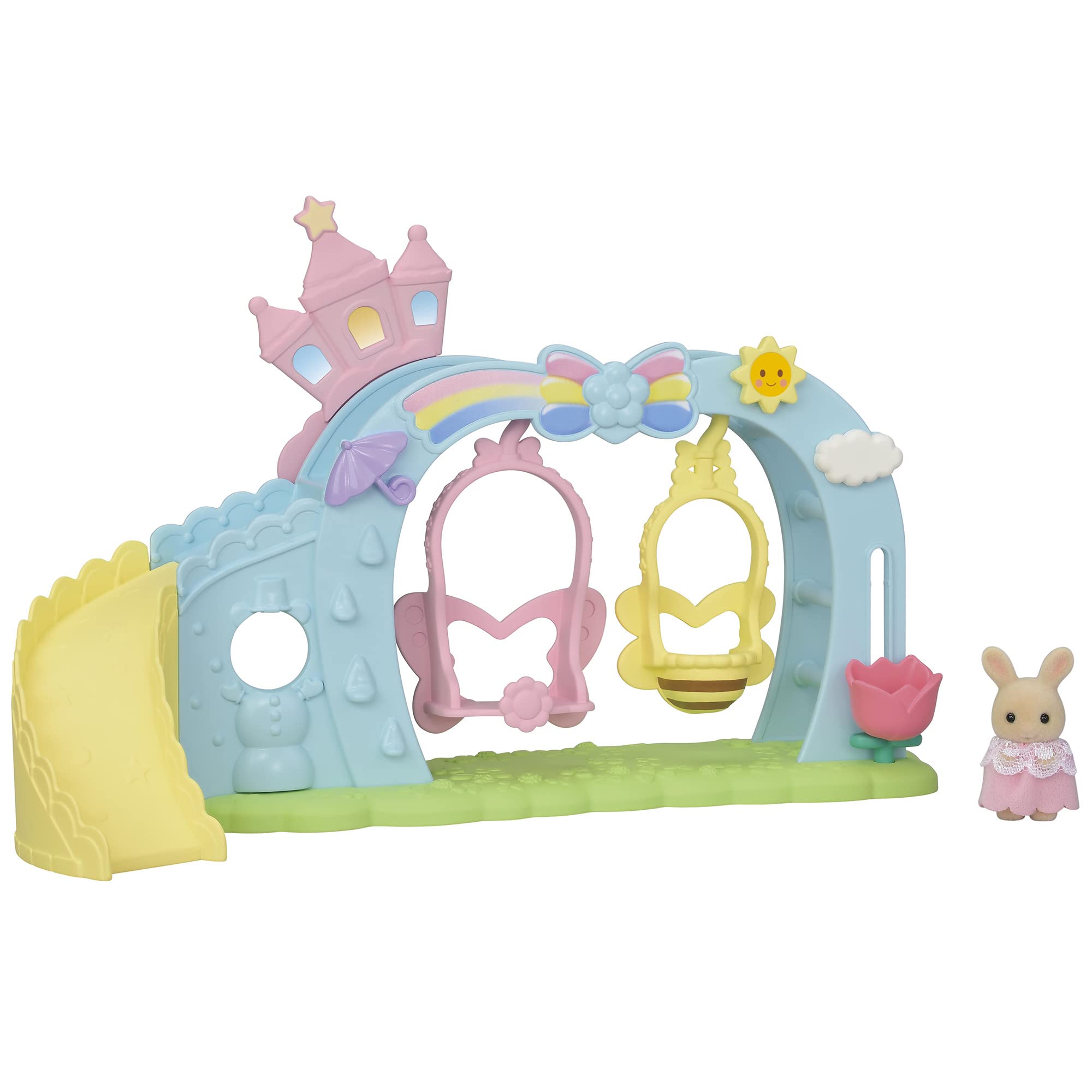 Epoch Sylvanian Families Playset S-71 St Mark Certified Ages 3+ Dollhouse Swing Set- Japan Figure Store - #1 Bring To You The Best Japanese Goods