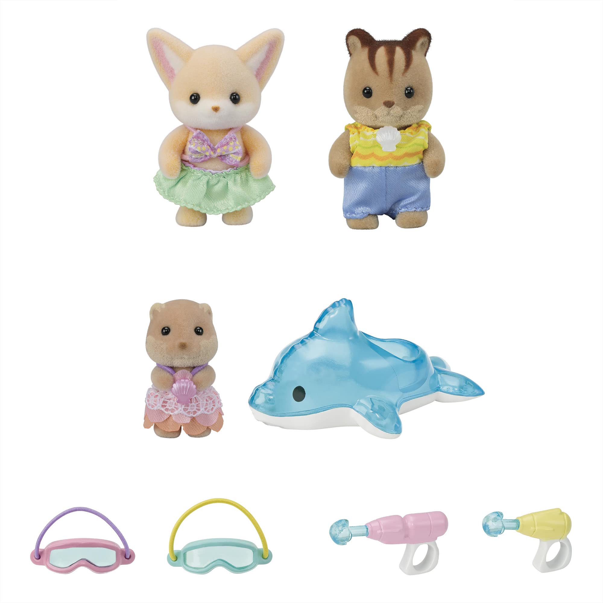 Epoch Sylvanian Families Friendship Water Play Set S-75 Toy Dollhouse for 3+ Years- Japan Figure Store - #1 Bring To You The Best Japanese Goods
