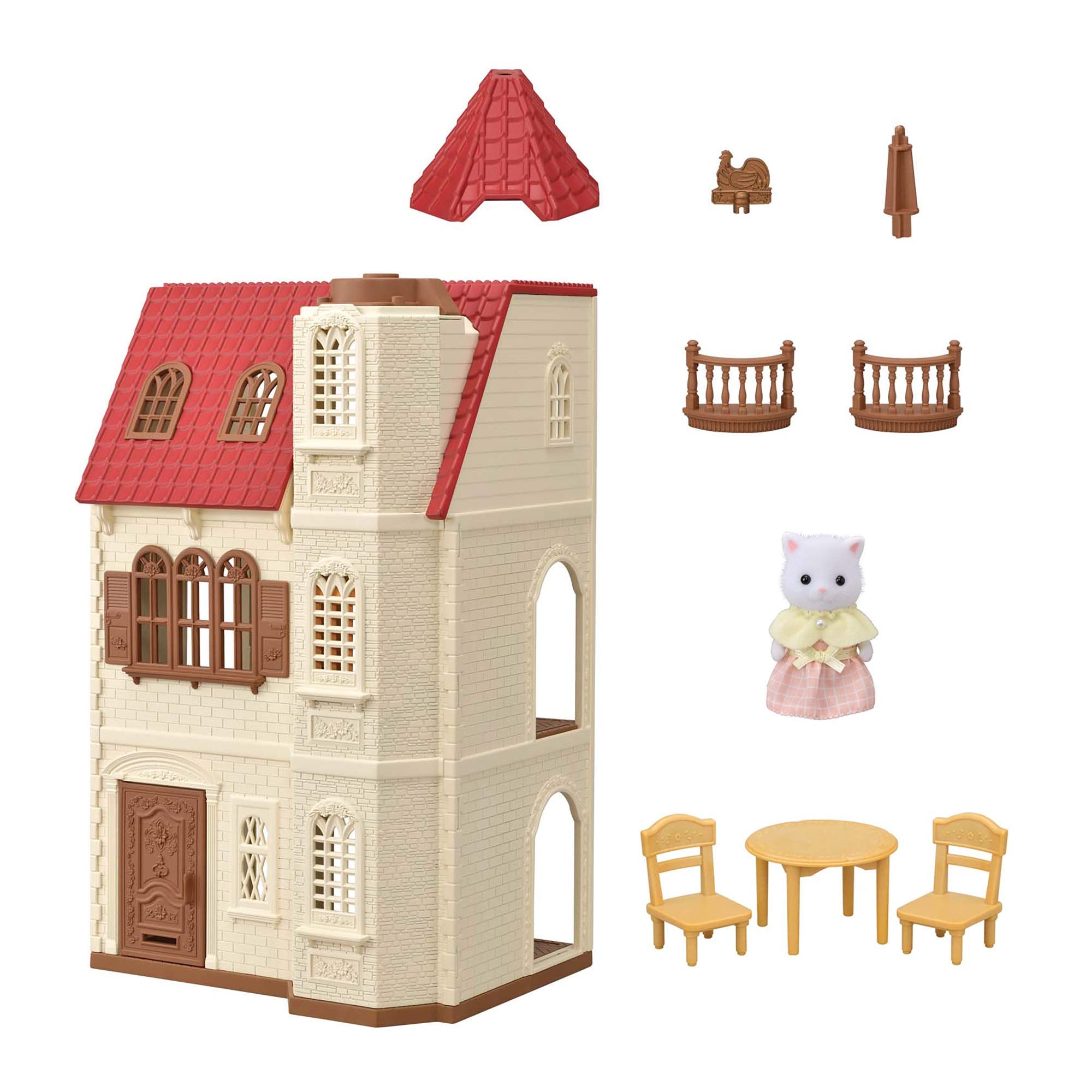 Epoch Sylvanian Families House Red Roof Elevator Ha-49- Japan Figure Store - #1 Bring To You The Best Japanese Goods