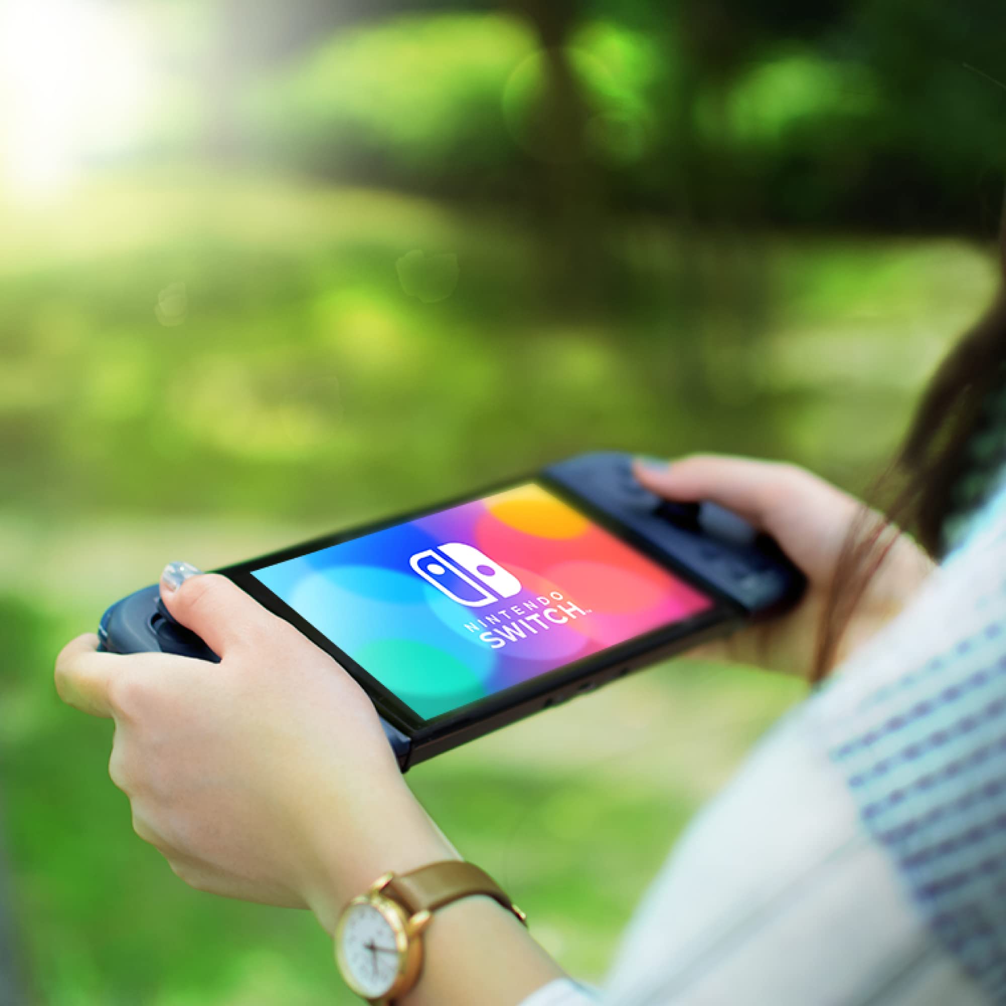 Holi Nintendo Licensed Apricot Red Switch Grip Controller W/ Continuous Fire & Hold Function - Japan- Japan Figure Store - #1 Bring To You The Best Japanese Goods