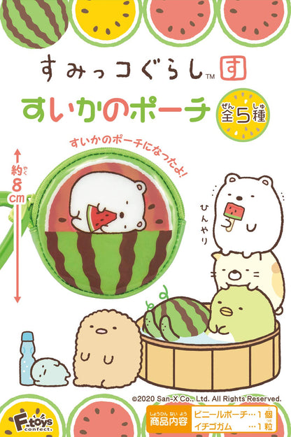 F-TOYS Sumikko Gurashi Watermelon Pouch 10Pcs Box Candy Toy- Japan Figure Store - #1 Bring To You The Best Japanese Goods