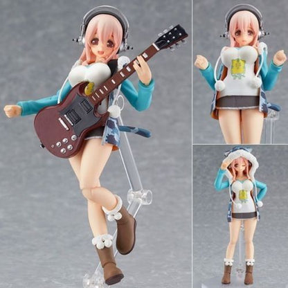 Figma 169 Super Sonico: Tiger Hoodie Ver. Max Factory- Japan Figure Store - #1 Bring To You The Best Japanese Goods
