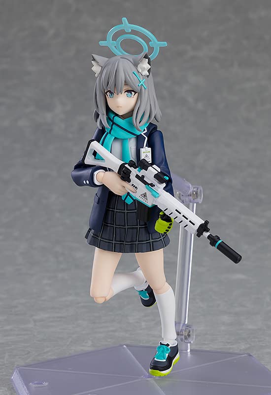 Figma Blue Archive Blue Archive Sand Wolf Shiroko Non-Scale Plastic Painted Movable Figure- Japan Figure Store - #1 Bring To You The Best Japanese Goods