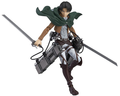 Max Factory Figma Attack On Titan Levi 200304 Non-scale Abs & Pvc Pre-painted Movable Figure- Japan Figure Store - #1 Bring To You The Best Japanese Goods