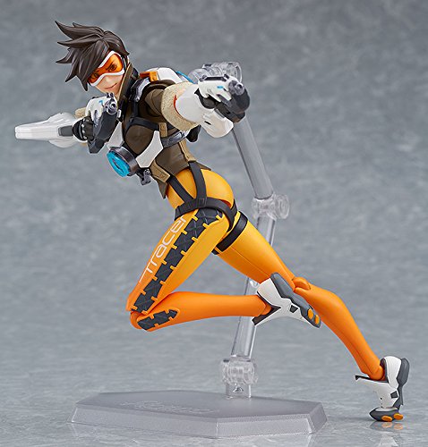 Figma Overwatch Tracer Non-Scale Abs Pvc Painted Action Figure- Japan Figure Store - #1 Bring To You The Best Japanese Goods