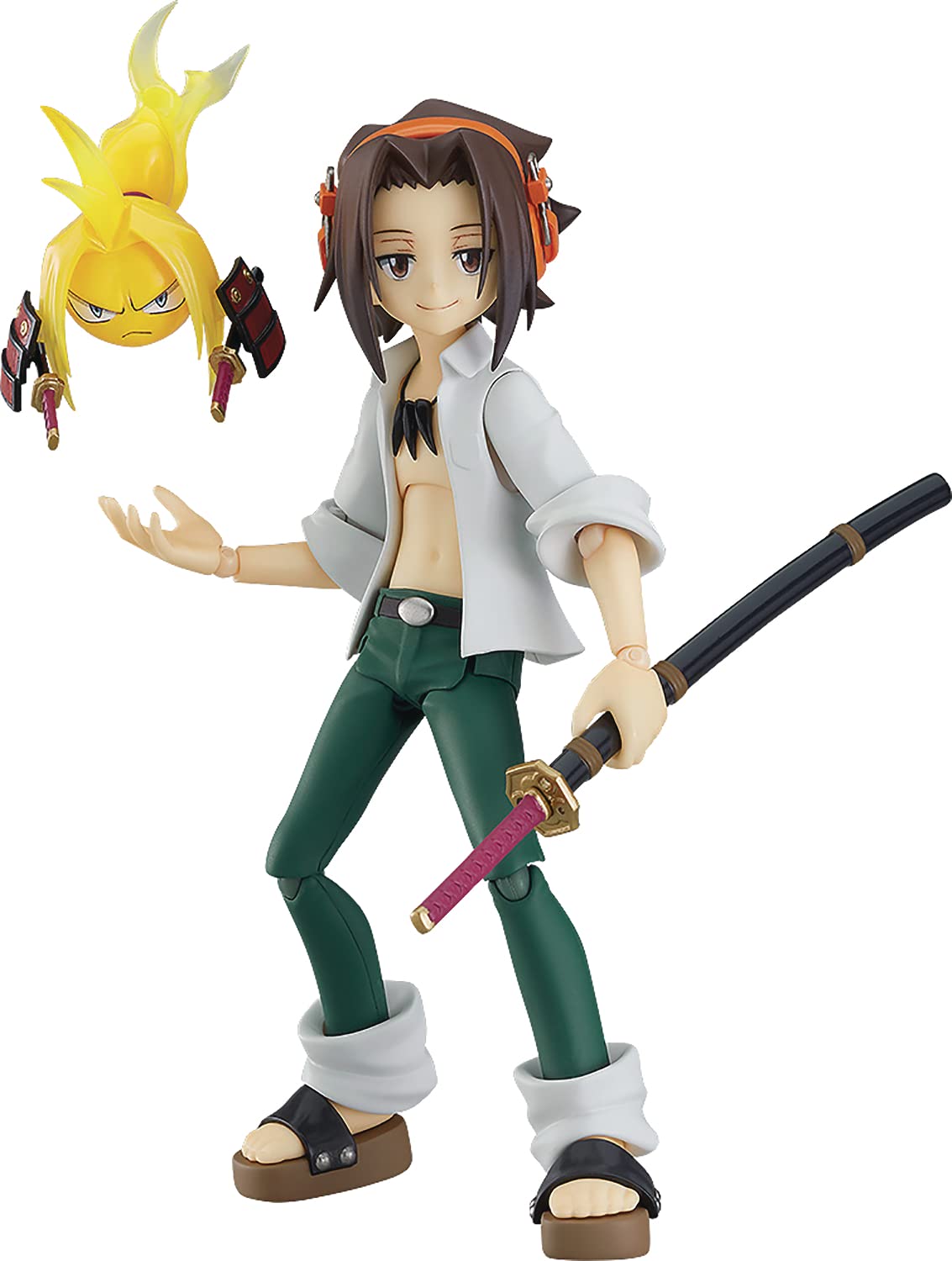 Figma Shaman King Yoh Asakura Non-Scale Abs Pvc Painted Action Figure M06779- Japan Figure Store - #1 Bring To You The Best Japanese Goods