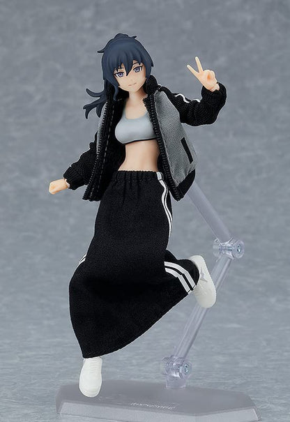 Max Factory Japan Figma Styles Female Body Makoto With Jersey Setup & Skirt Coordination Non-Scale Figure- Japan Figure Store - #1 Bring To You The Best Japanese Goods