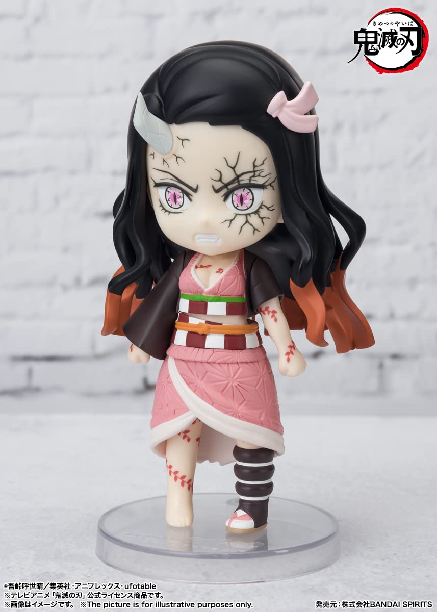 Figuarts Mini Devil&S Blade Nezuko Kamado Demonization Progress About 90Mm Pvc Abs Painted Movable Figure- Japan Figure Store - #1 Bring To You The Best Japanese Goods