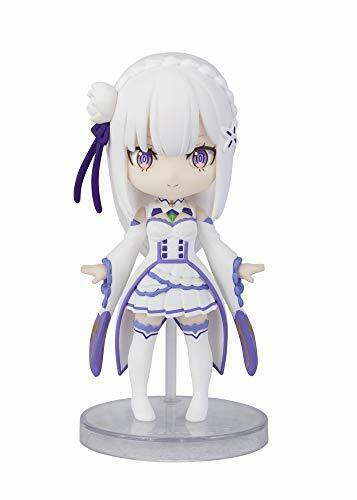 Figuarts Mini Re Zero Emilia 90mm Action Figure Bandai Anime- Japan Figure Store - #1 Bring To You The Best Japanese Goods
