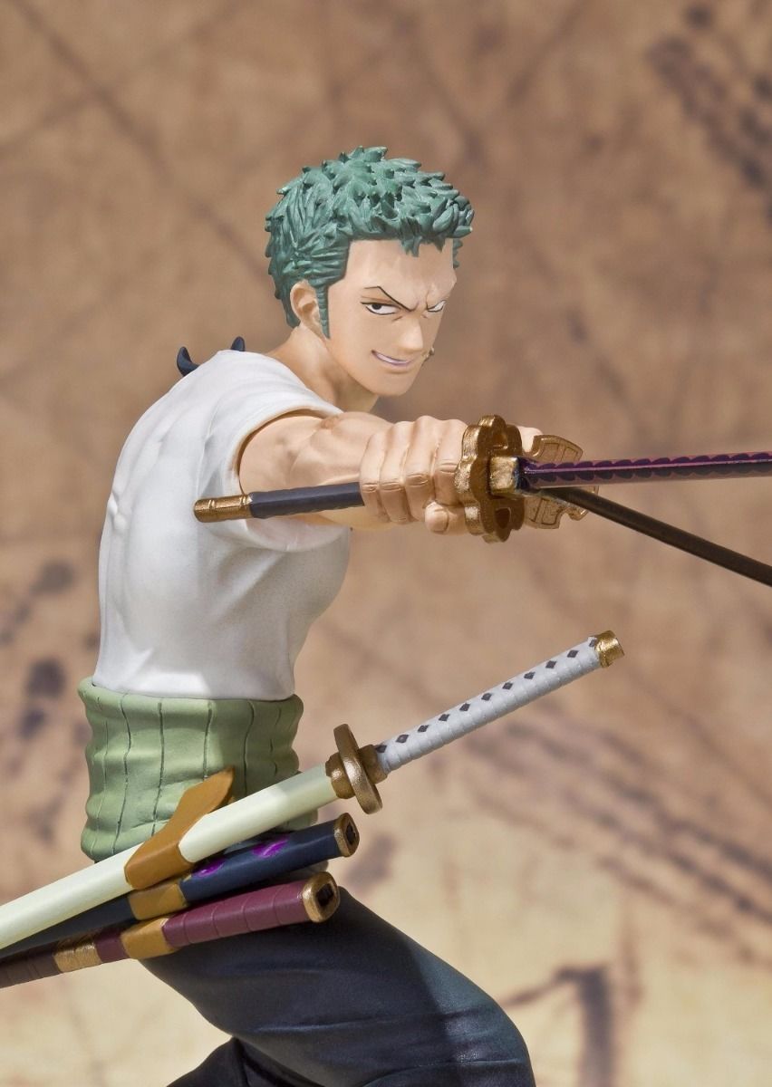 Figuarts Zero One Piece Roronoa Zoro Battle Ver Pvc Figure Bandai- Japan Figure Store - #1 Bring To You The Best Japanese Goods
