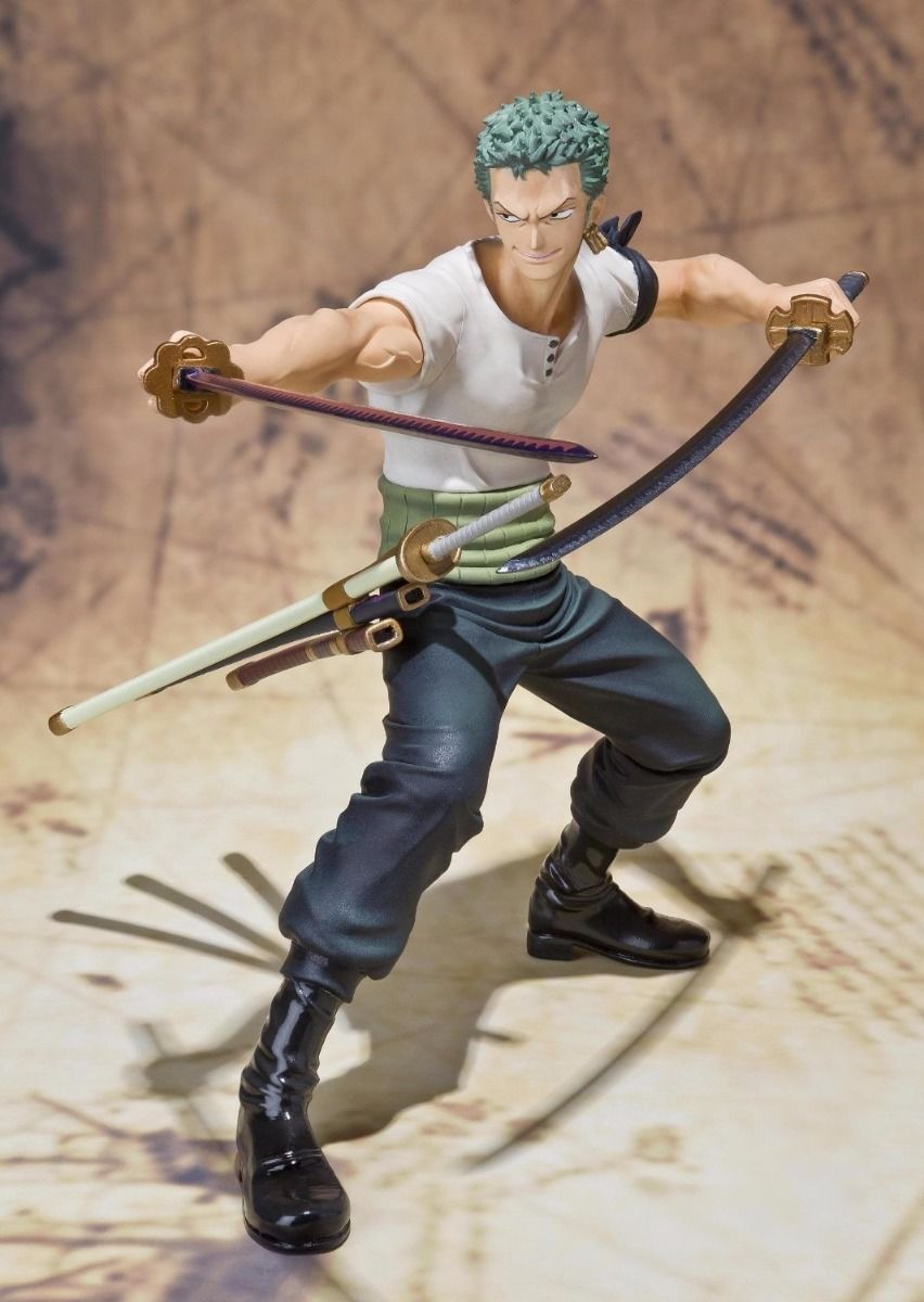 Figuarts Zero One Piece Roronoa Zoro Battle Ver Pvc Figure Bandai- Japan Figure Store - #1 Bring To You The Best Japanese Goods