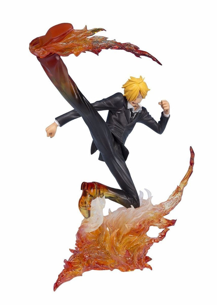 Figuarts Zero Sanji Diable Jambe Premier Hachis Pvc Figure One Piece Bandai - Japan Figure