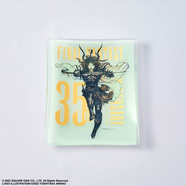 Glass Plate 35Th Anniversary Final Fantasy- Japan Figure Store - #1 Bring To You The Best Japanese Goods