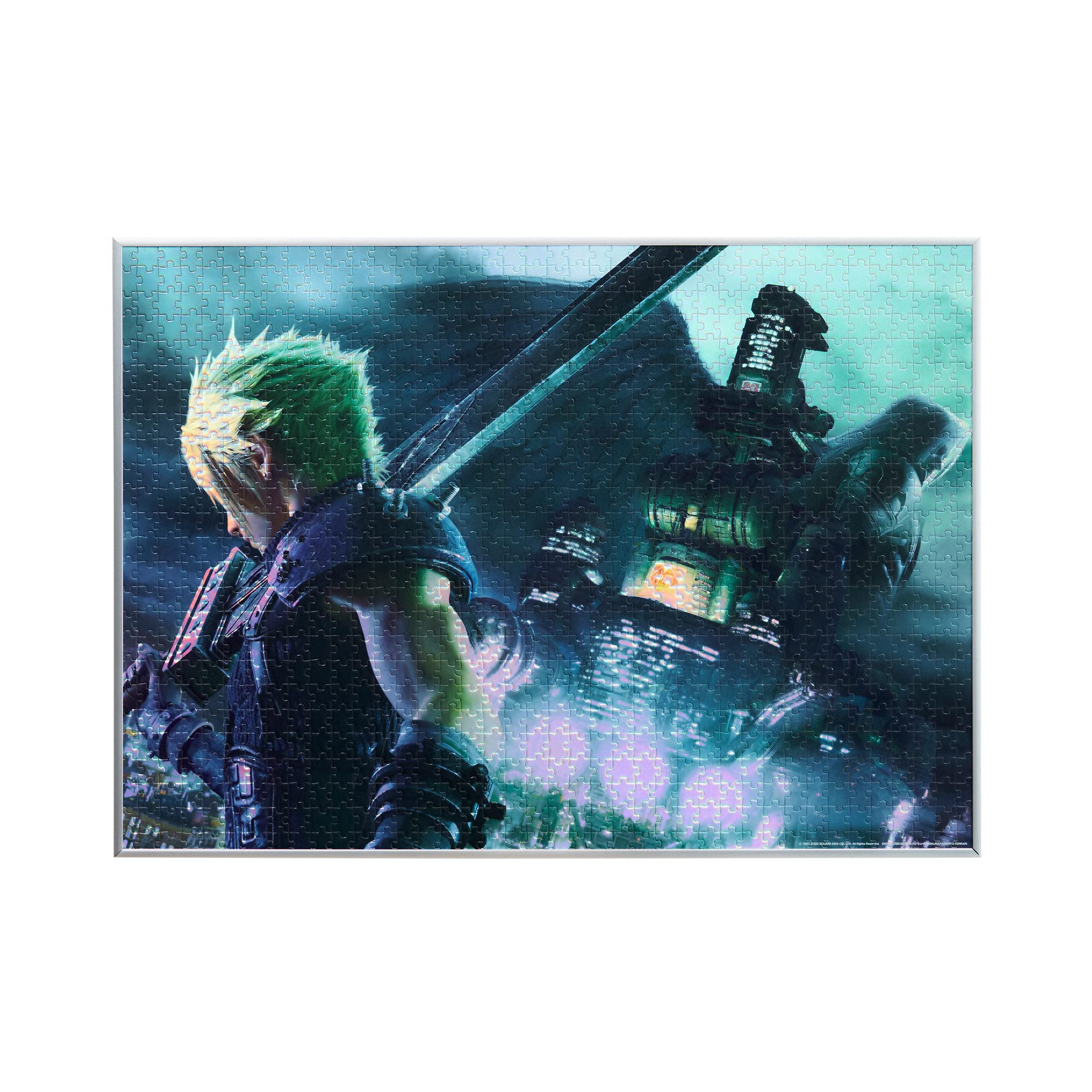 Square Enix Final Fantasy Vii Remake 1000 Piece Jigsaw Puzzle Key Art Cloud & Sephiroth Black - Japan- Japan Figure Store - #1 Bring To You The Best Japanese Goods