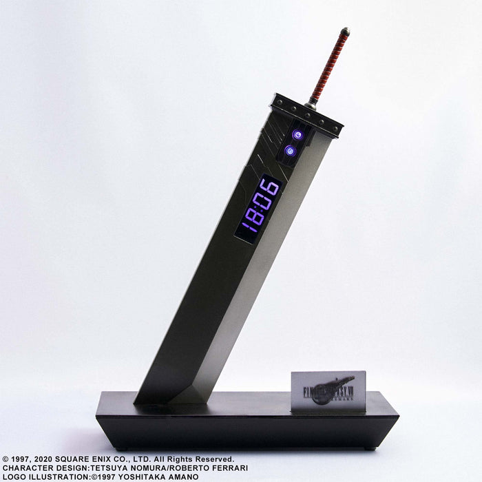 Square Enix Final Fantasy Vii Remake Buster Sword Digital Clock - Japan- Japan Figure Store - #1 Bring To You The Best Japanese Goods