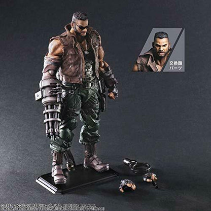 Final Fantasy Vii Remake Play Arts Kai Barret Wallace Version 2 Figure- Japan Figure Store - #1 Bring To You The Best Japanese Goods