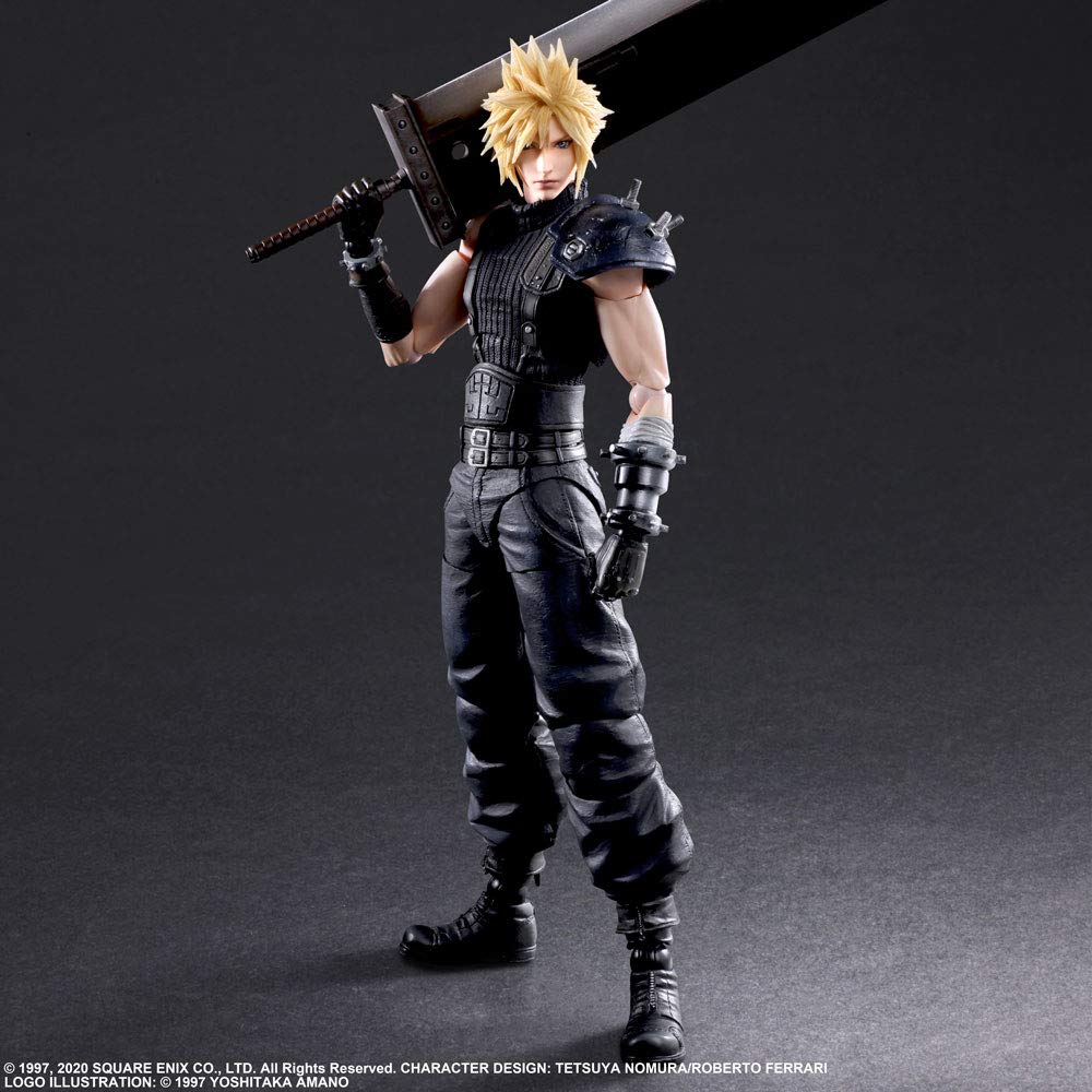 SQUARE ENIX Play Arts Kai Cloud Strife Ver. 2 Figure Final Fantasy Vii Remake- Japan Figure Store - #1 Bring To You The Best Japanese Goods