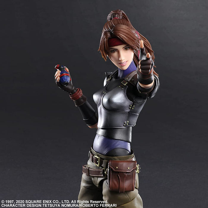 Square Enix Final Fantasy Vii Remake Play Arts Kai Jesse & Bike Pvc Painted Action Figure - Made In Japan- Japan Figure Store - #1 Bring To You The Best Japanese Goods