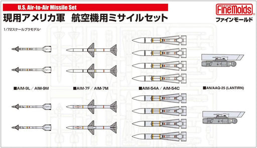 FINE MOLDS 1/72 Us Military Aircraft Missile Set Plastic Model- Japan Figure Store - #1 Bring To You The Best Japanese Goods
