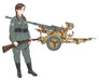 FINE MOLDS 80066 Hc6 Rekiso Otome: Hannah W/3.7Cm Anti-Aircraft Gun Type 37 1/35 Scale Kit- Japan Figure Store - #1 Bring To You The Best Japanese Goods