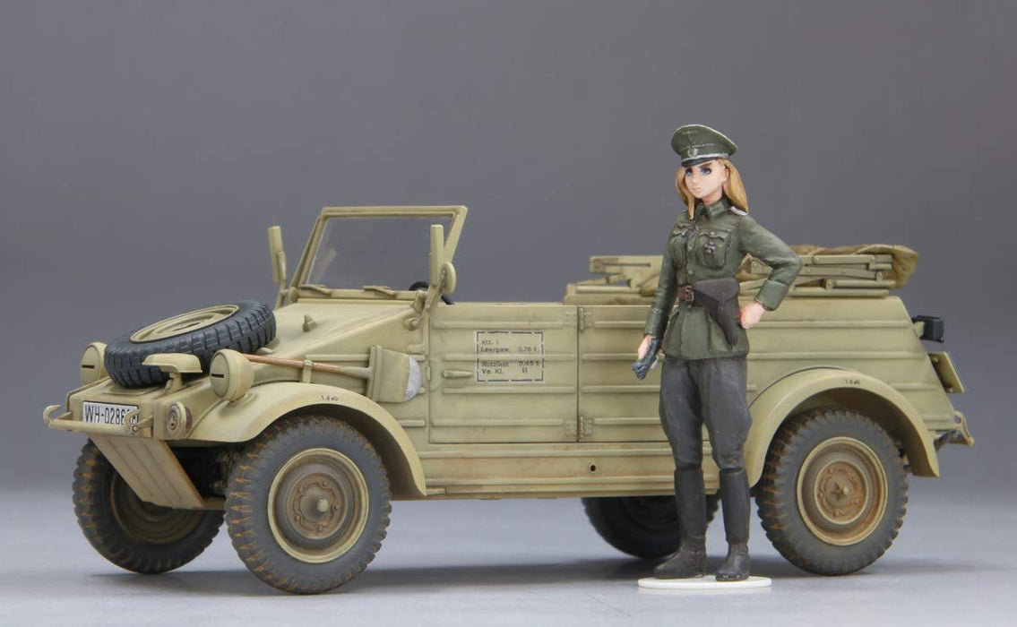FINE MOLDS 80059 Hc5 Rekiso Otome: Laura W/Kubelwagen Type 82 1/35 Scale Kit- Japan Figure Store - #1 Bring To You The Best Japanese Goods