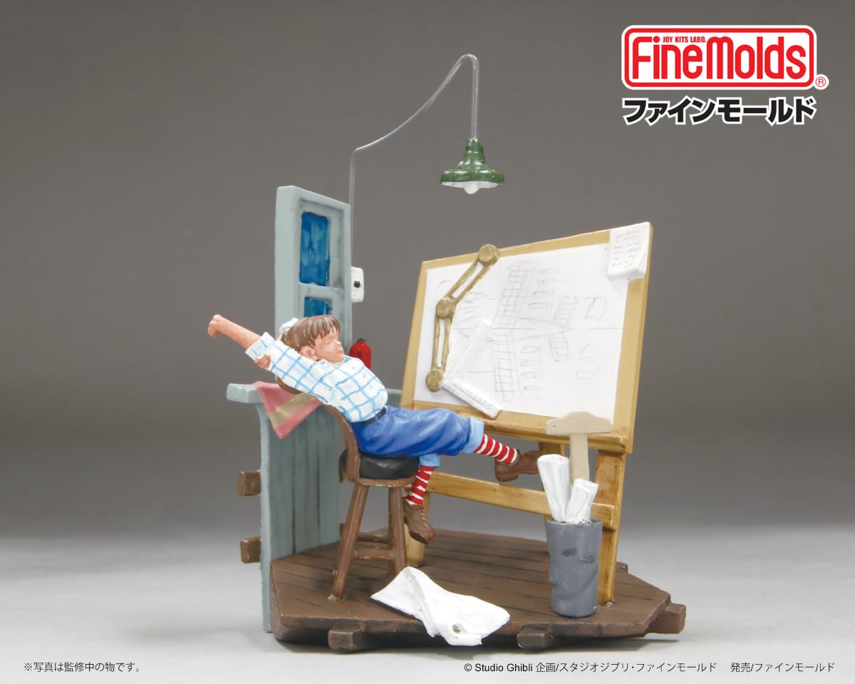 Fine Molds Ghibli Vignette Coll. No.2 Porco Rosso Fio Non-Scale Japan Plastic Model Gv2- Japan Figure Store - #1 Bring To You The Best Japanese Goods