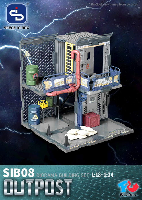 Fresh Retro Outpost Diorama Building Set 1/24 Japan Scale Abs Painted Figure- Japan Figure Store - #1 Bring To You The Best Japanese Goods
