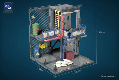 Fresh Retro Outpost Diorama Building Set 1/24 Japan Scale Abs Painted Figure- Japan Figure Store - #1 Bring To You The Best Japanese Goods