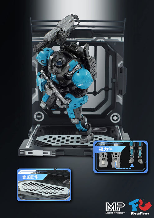 Fresh Retro Mecha Project Mp 02 General-Purpose Heavy Soldier 1/18 Scale Abs-Painted Action Figure- Japan Figure Store - #1 Bring To You The Best Japanese Goods