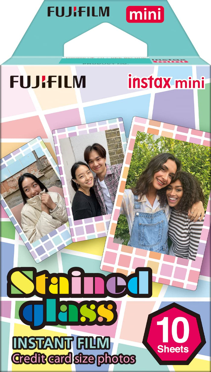 Instax Mini Stained Glass Cheki Film 10 Sheets- Japan Figure Store - #1 Bring To You The Best Japanese Goods