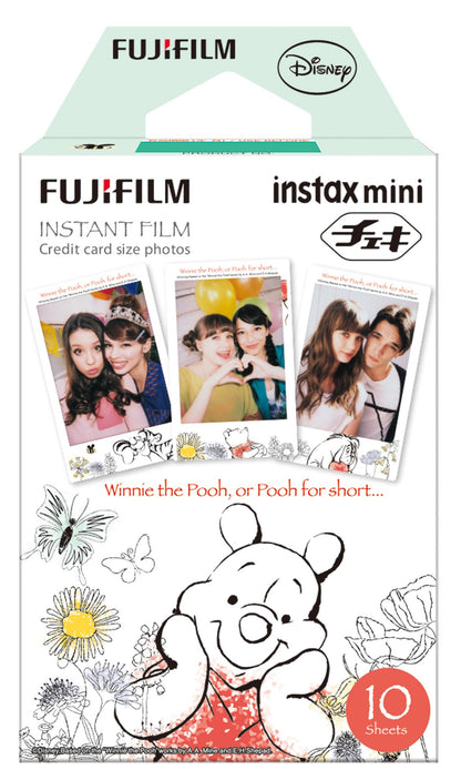 Instax Mini Pooh Ww1 Instant Camera Cheki Film 10 Sheets (Japan) - Winnie The Pooh- Japan Figure Store - #1 Bring To You The Best Japanese Goods