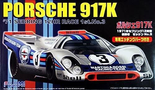 Fujimi 1/24 Scale Porsche 917k '71 Segring 12hr Race Winner Plastic Model Kit - Japan Figure